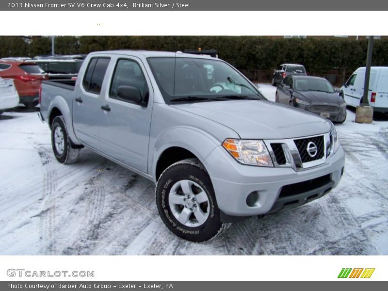Brilliant Silver / Steel 2013 Nissan Frontier SV V6 Crew Cab 4x4