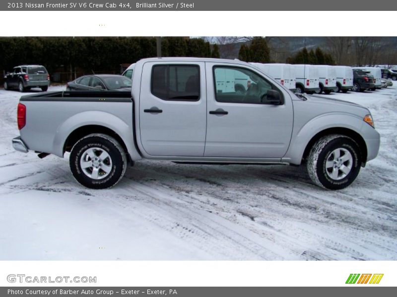 Brilliant Silver / Steel 2013 Nissan Frontier SV V6 Crew Cab 4x4