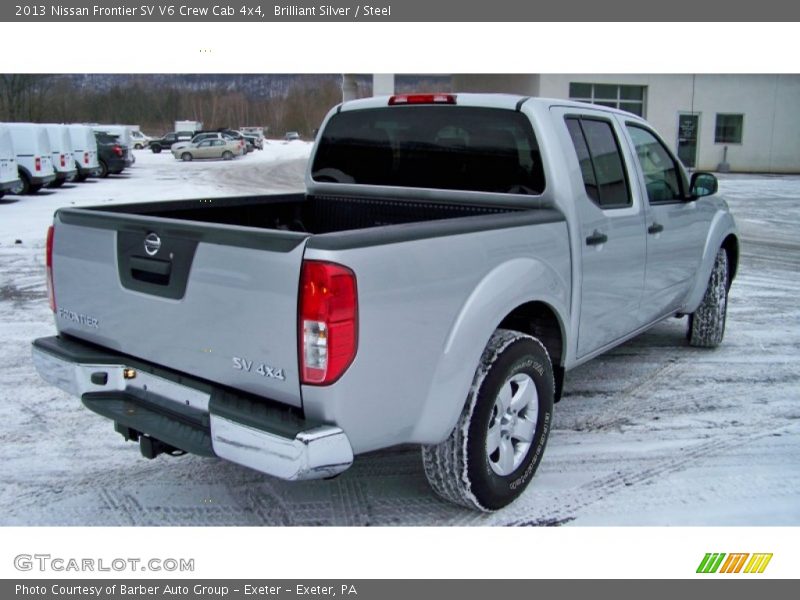 Brilliant Silver / Steel 2013 Nissan Frontier SV V6 Crew Cab 4x4