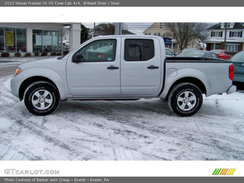 Brilliant Silver / Steel 2013 Nissan Frontier SV V6 Crew Cab 4x4