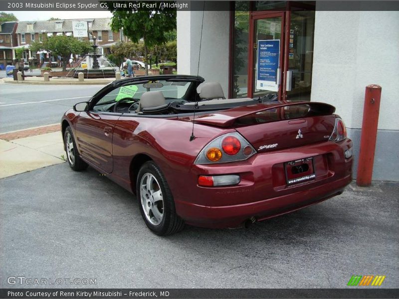 Ultra Red Pearl / Midnight 2003 Mitsubishi Eclipse Spyder GS
