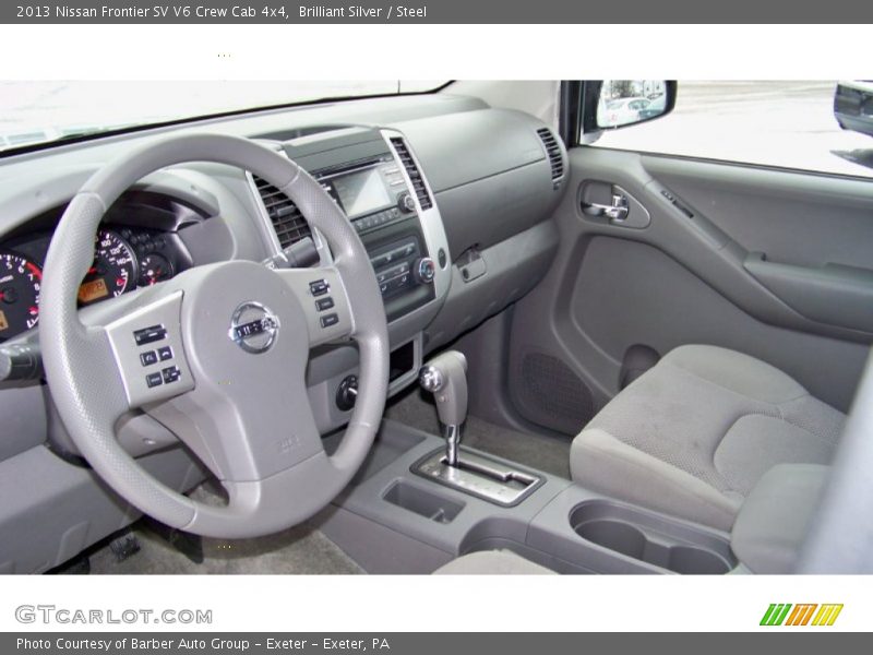 Brilliant Silver / Steel 2013 Nissan Frontier SV V6 Crew Cab 4x4