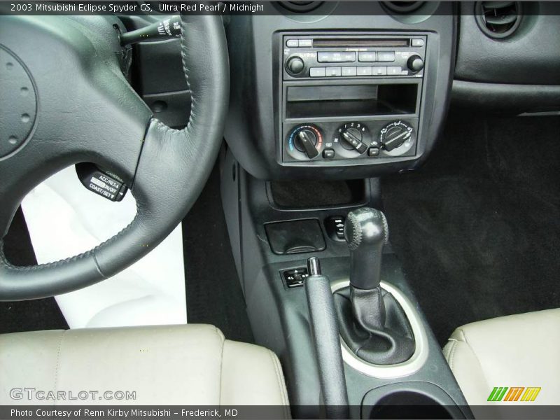 Ultra Red Pearl / Midnight 2003 Mitsubishi Eclipse Spyder GS