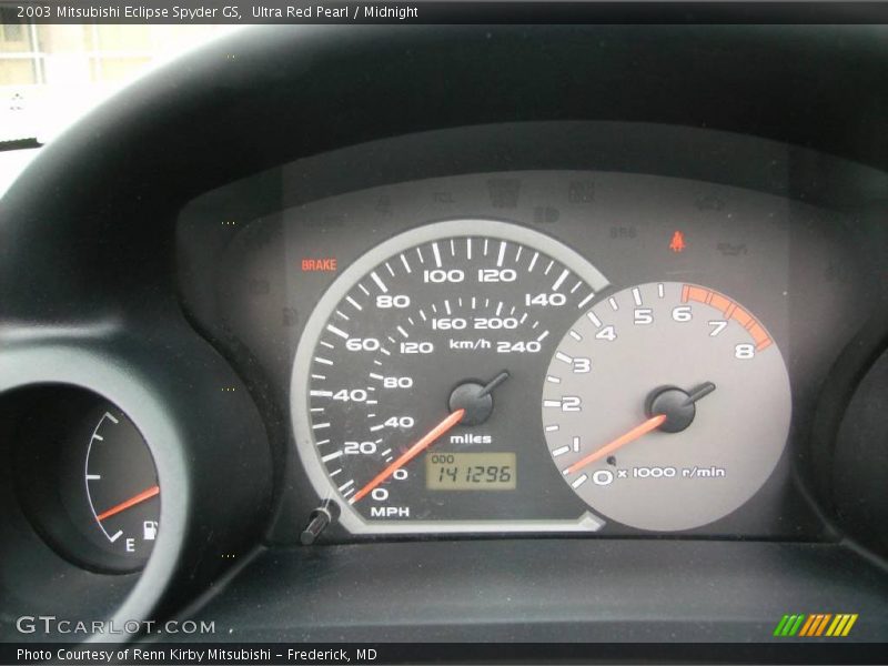Ultra Red Pearl / Midnight 2003 Mitsubishi Eclipse Spyder GS