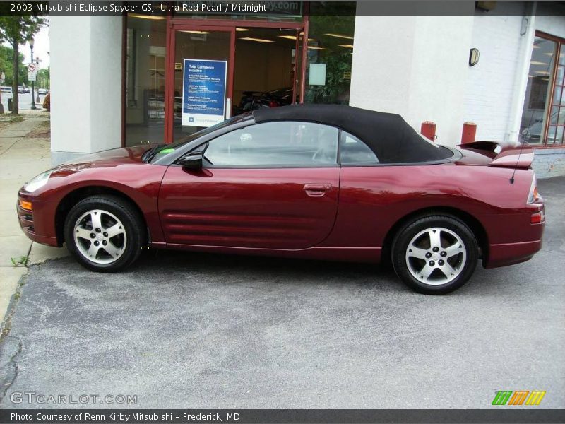 Ultra Red Pearl / Midnight 2003 Mitsubishi Eclipse Spyder GS