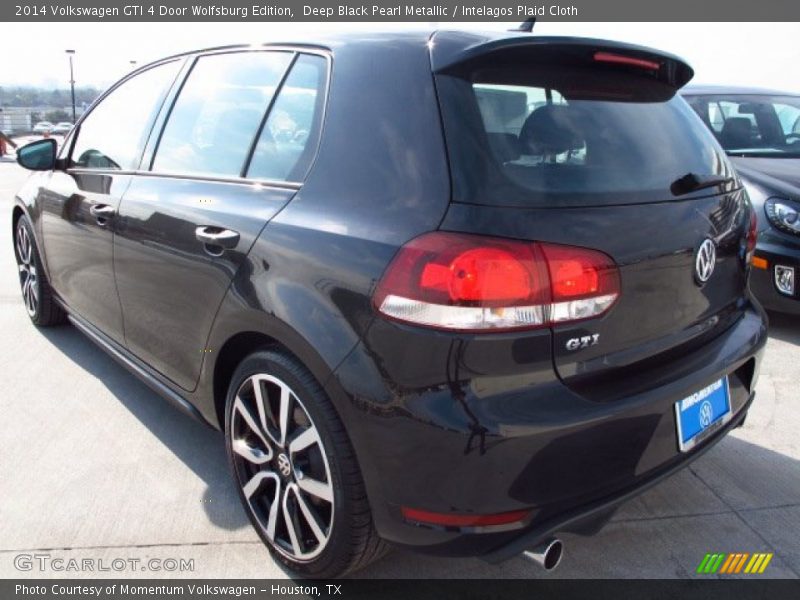 Deep Black Pearl Metallic / Intelagos Plaid Cloth 2014 Volkswagen GTI 4 Door Wolfsburg Edition