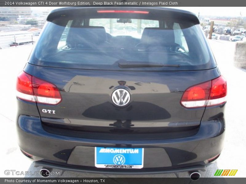 Deep Black Pearl Metallic / Intelagos Plaid Cloth 2014 Volkswagen GTI 4 Door Wolfsburg Edition