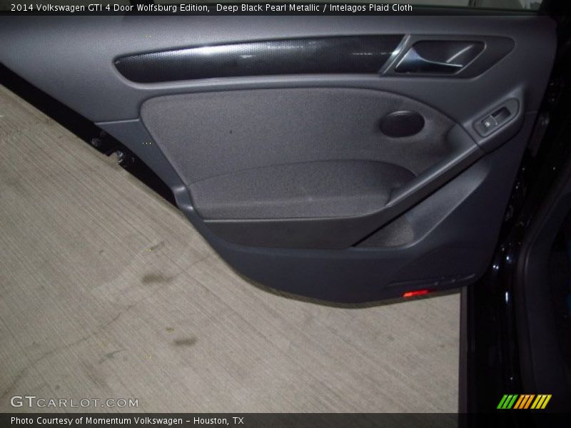 Deep Black Pearl Metallic / Intelagos Plaid Cloth 2014 Volkswagen GTI 4 Door Wolfsburg Edition