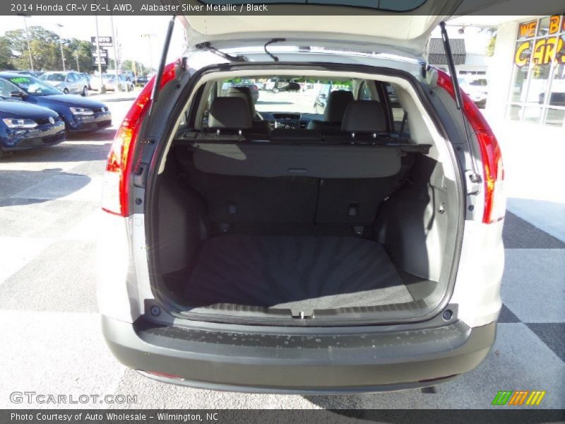 Alabaster Silver Metallic / Black 2014 Honda CR-V EX-L AWD