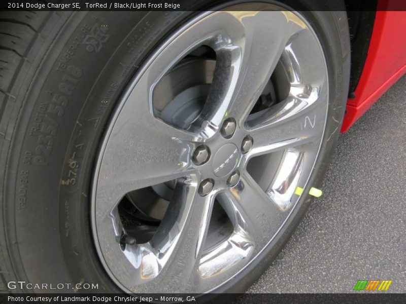 TorRed / Black/Light Frost Beige 2014 Dodge Charger SE