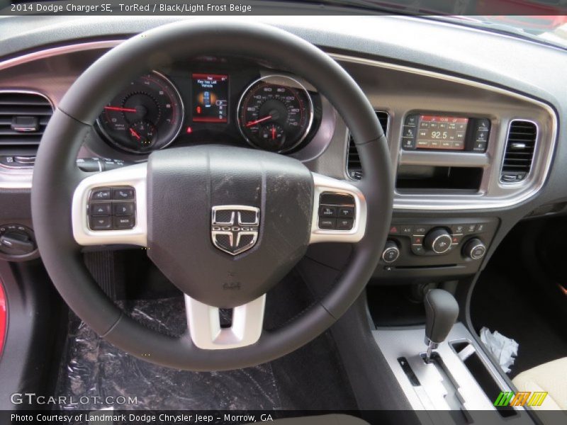 TorRed / Black/Light Frost Beige 2014 Dodge Charger SE