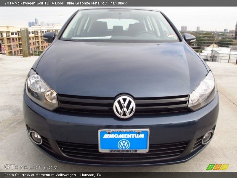 Blue Graphite Metallic / Titan Black 2014 Volkswagen Golf TDI 4 Door