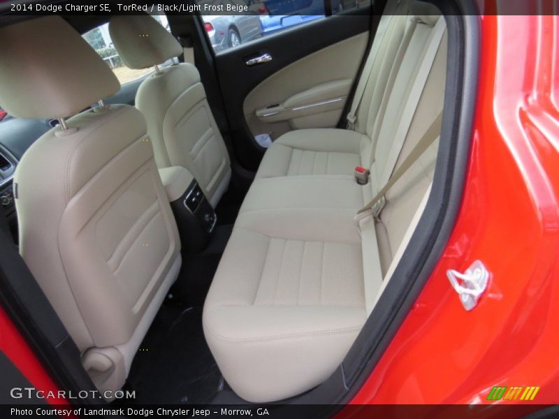 TorRed / Black/Light Frost Beige 2014 Dodge Charger SE