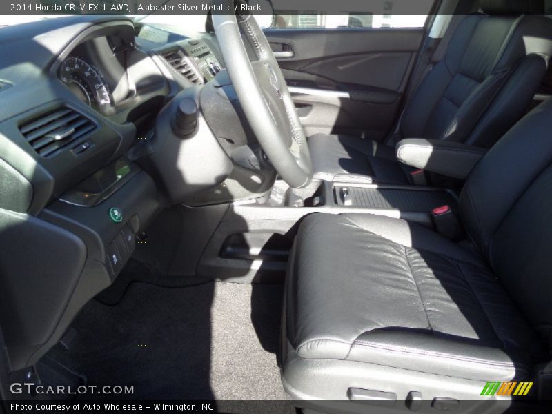 Alabaster Silver Metallic / Black 2014 Honda CR-V EX-L AWD