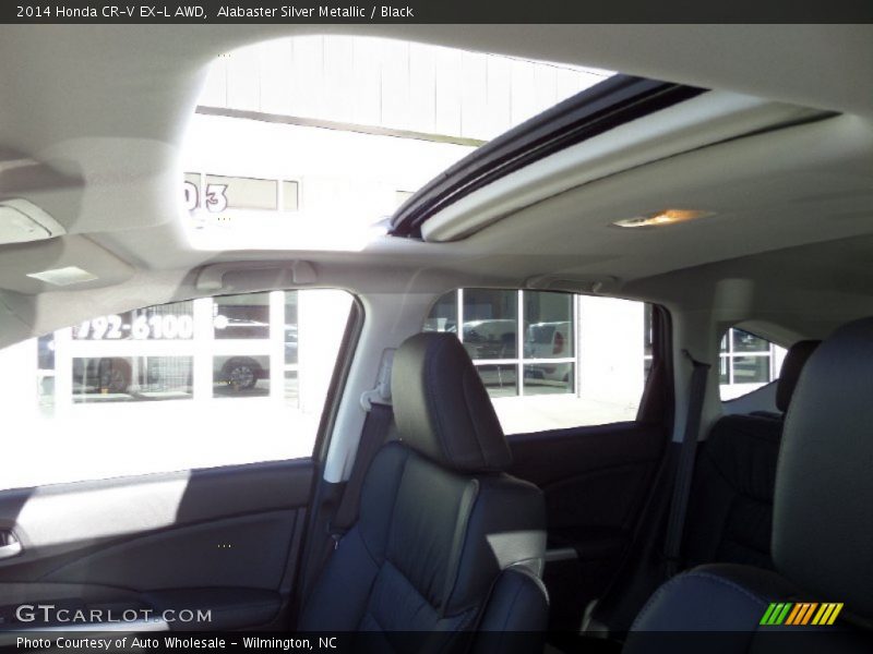 Alabaster Silver Metallic / Black 2014 Honda CR-V EX-L AWD