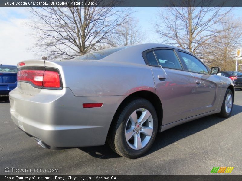 Billet Silver Metallic / Black 2014 Dodge Charger SE