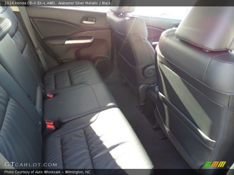 Alabaster Silver Metallic / Black 2014 Honda CR-V EX-L AWD