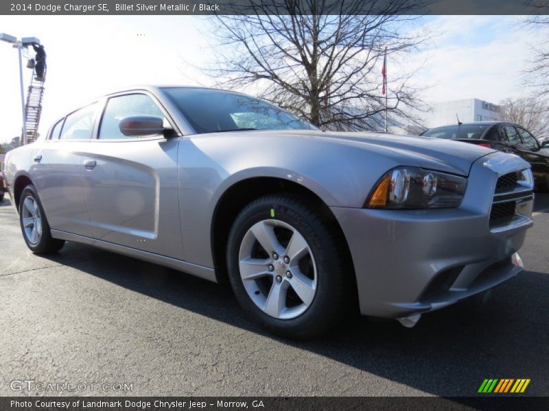 Billet Silver Metallic / Black 2014 Dodge Charger SE