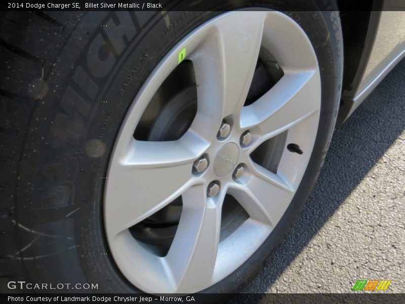 Billet Silver Metallic / Black 2014 Dodge Charger SE