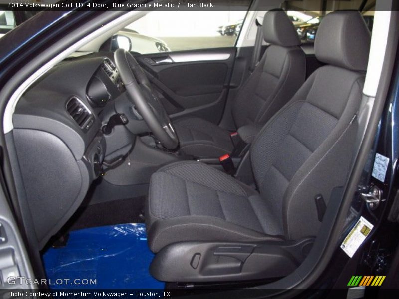 Blue Graphite Metallic / Titan Black 2014 Volkswagen Golf TDI 4 Door
