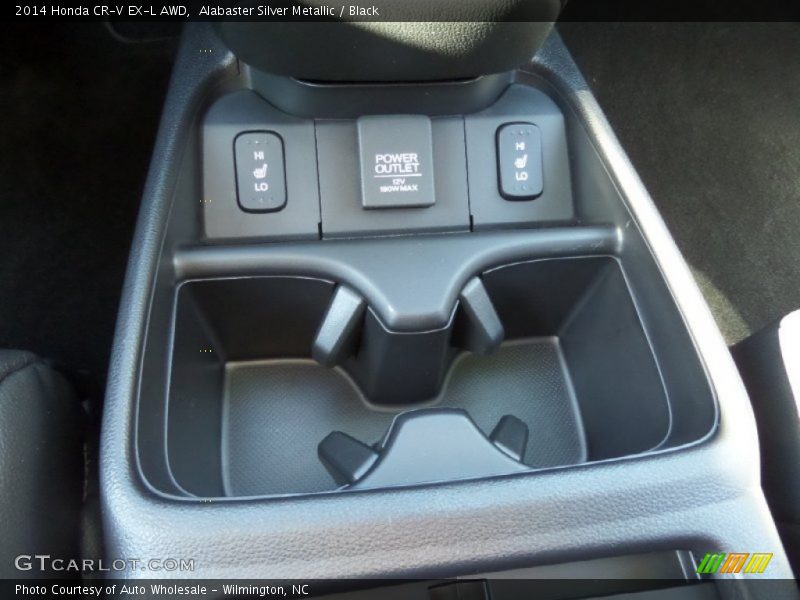 Alabaster Silver Metallic / Black 2014 Honda CR-V EX-L AWD