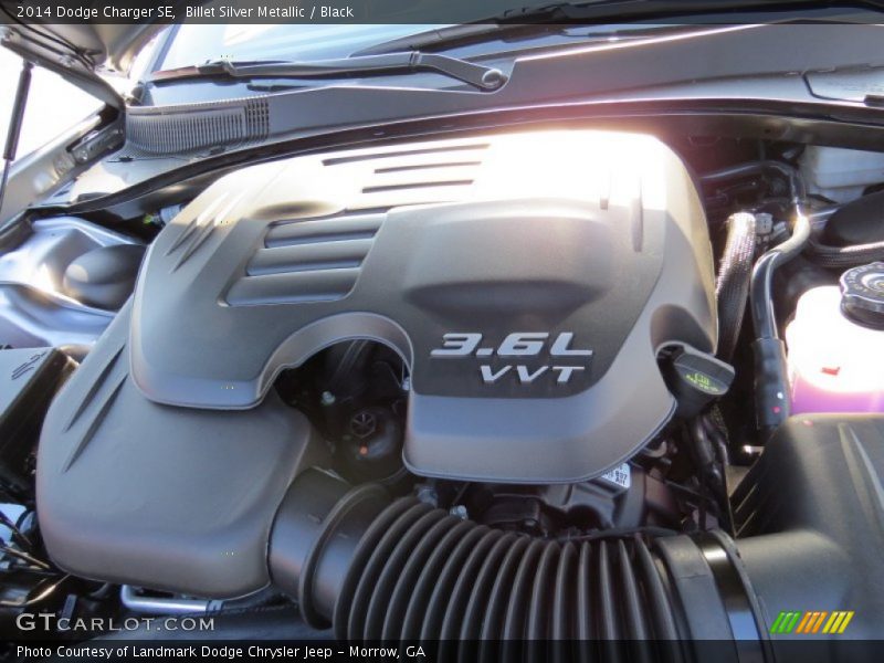Billet Silver Metallic / Black 2014 Dodge Charger SE