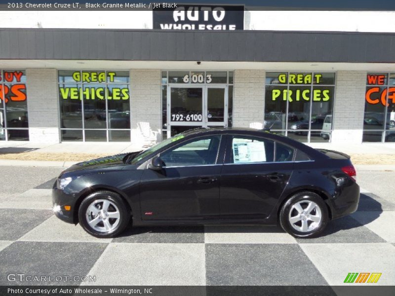 Black Granite Metallic / Jet Black 2013 Chevrolet Cruze LT
