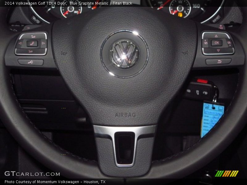 Blue Graphite Metallic / Titan Black 2014 Volkswagen Golf TDI 4 Door