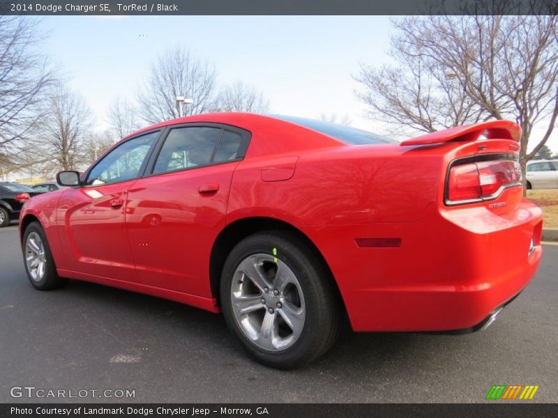 TorRed / Black 2014 Dodge Charger SE