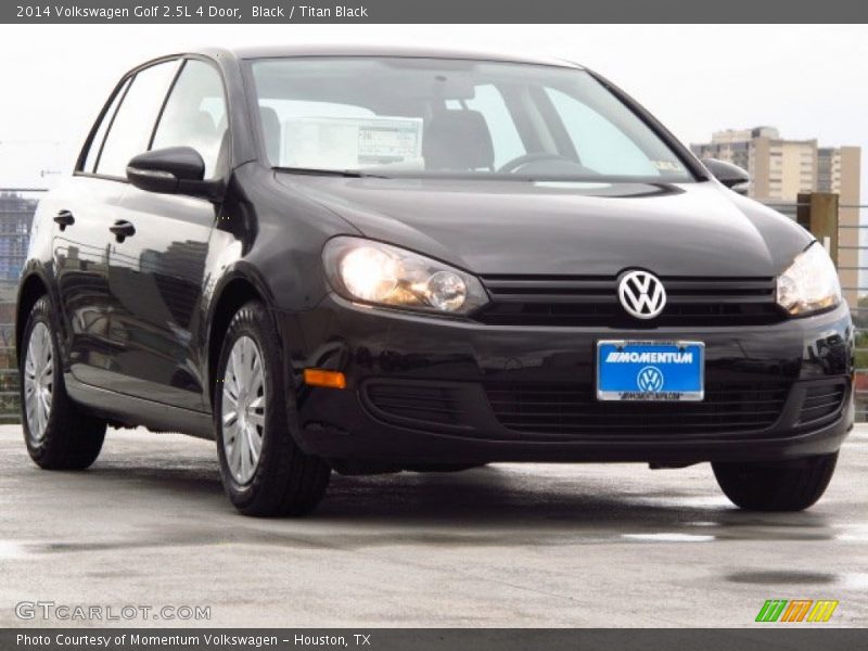 Black / Titan Black 2014 Volkswagen Golf 2.5L 4 Door