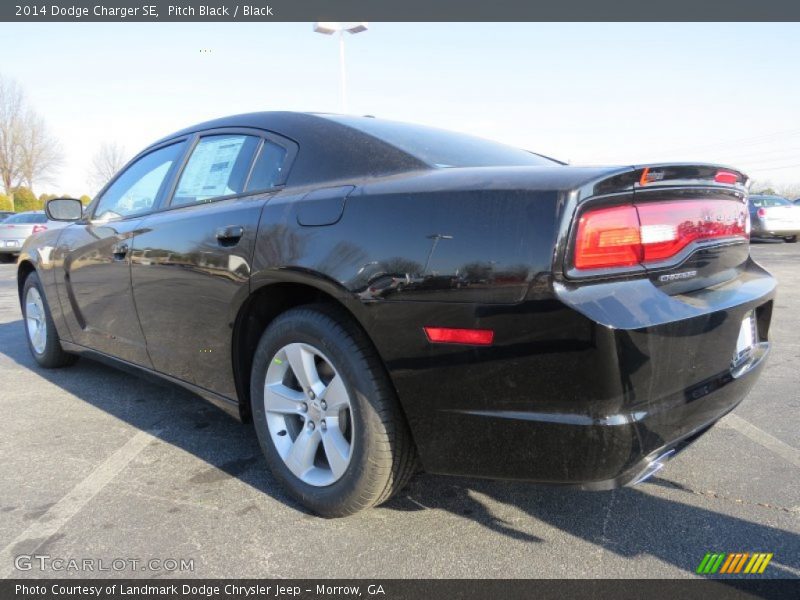 Pitch Black / Black 2014 Dodge Charger SE