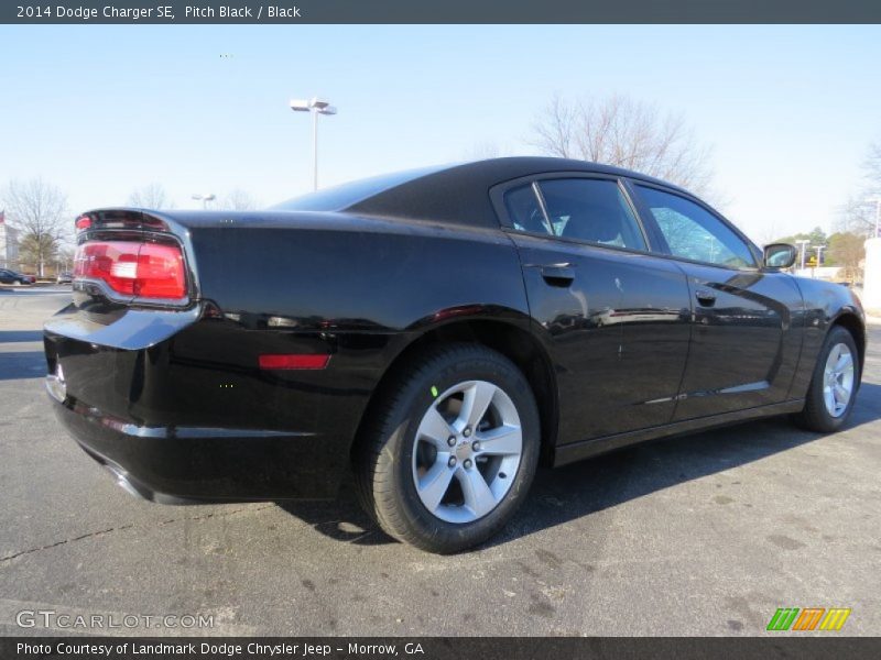 Pitch Black / Black 2014 Dodge Charger SE