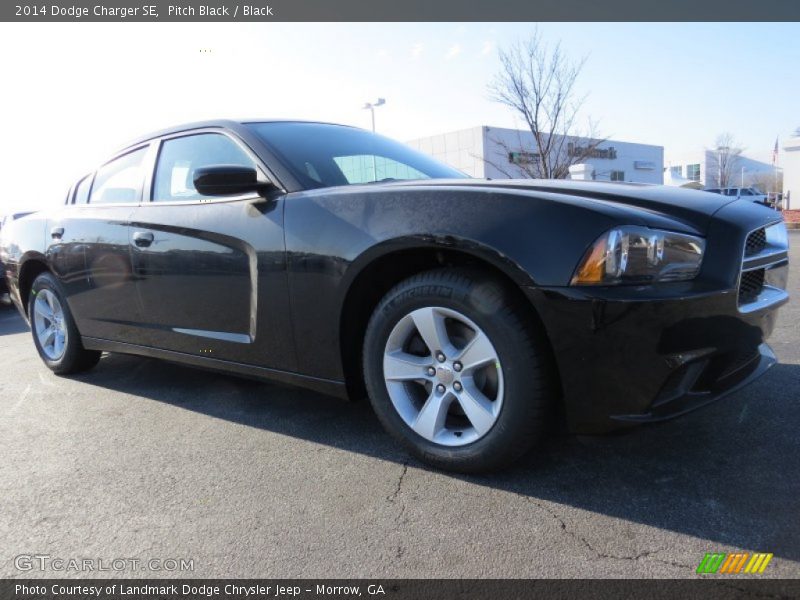 Pitch Black / Black 2014 Dodge Charger SE