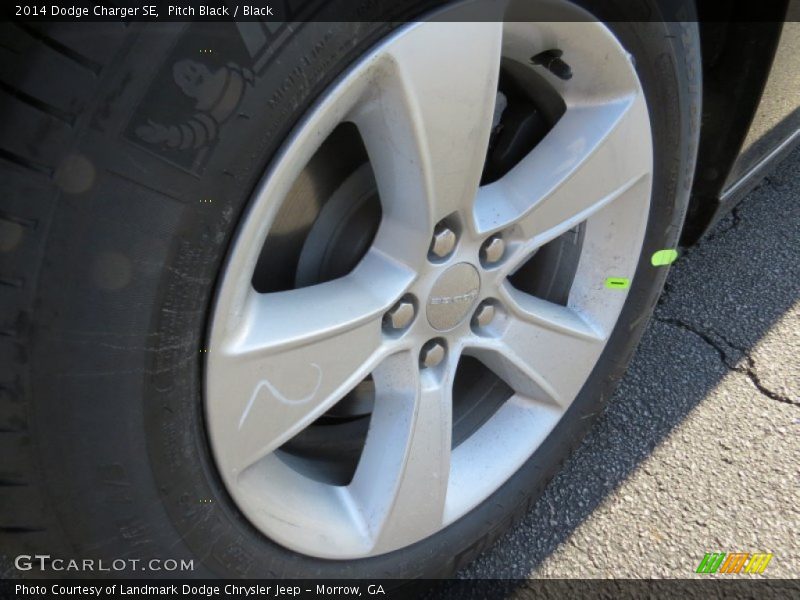 Pitch Black / Black 2014 Dodge Charger SE