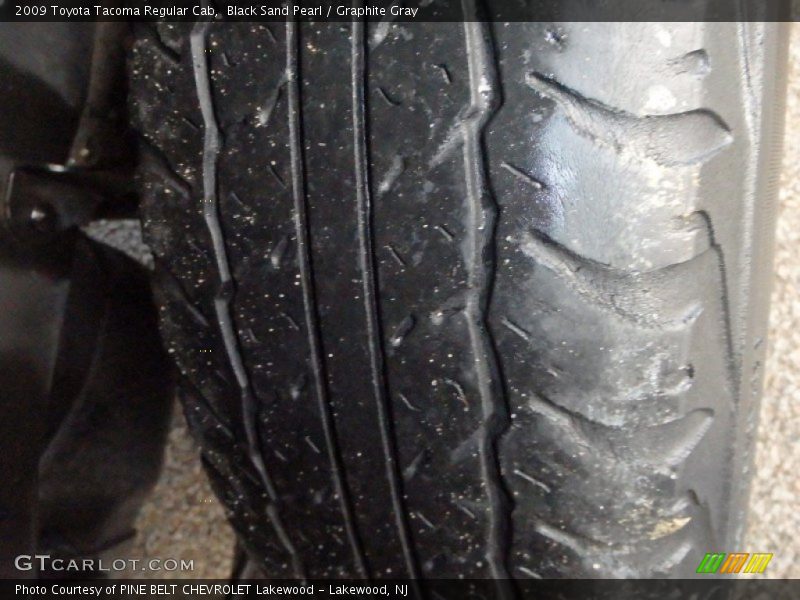 Black Sand Pearl / Graphite Gray 2009 Toyota Tacoma Regular Cab