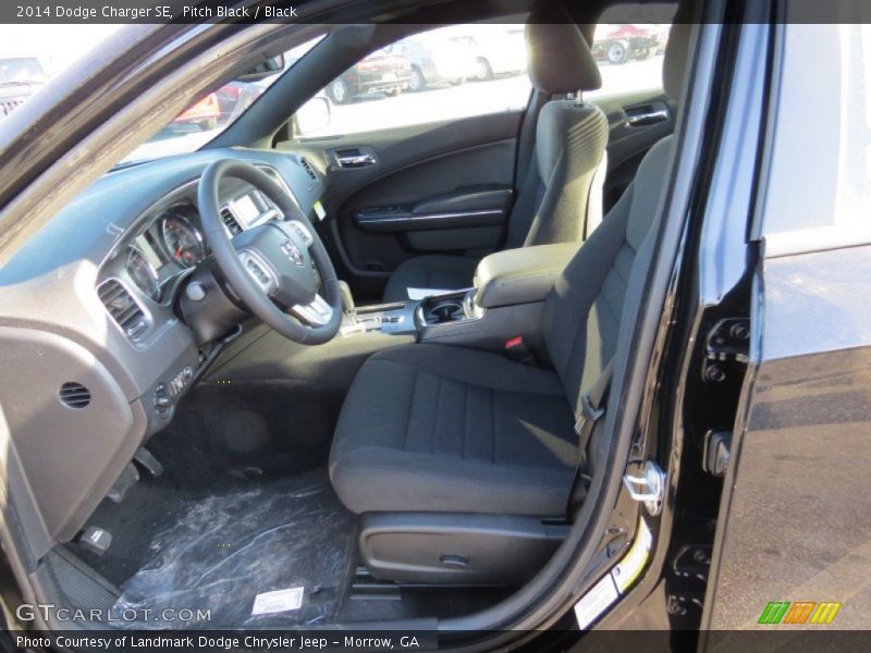 Pitch Black / Black 2014 Dodge Charger SE