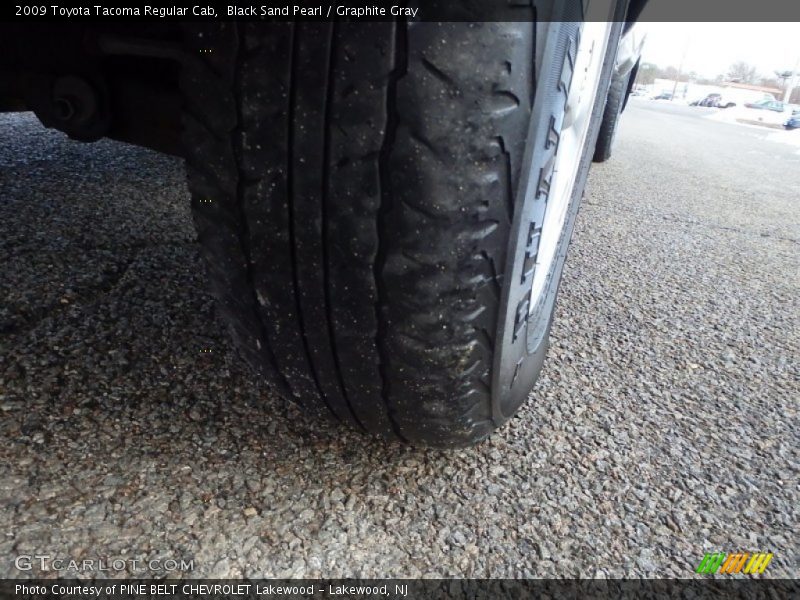 Black Sand Pearl / Graphite Gray 2009 Toyota Tacoma Regular Cab