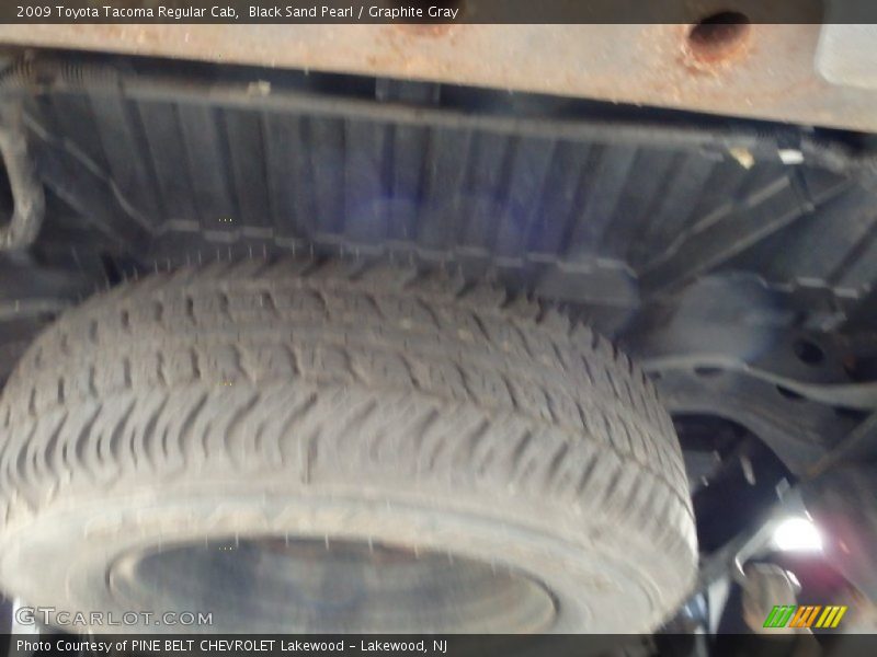 Black Sand Pearl / Graphite Gray 2009 Toyota Tacoma Regular Cab