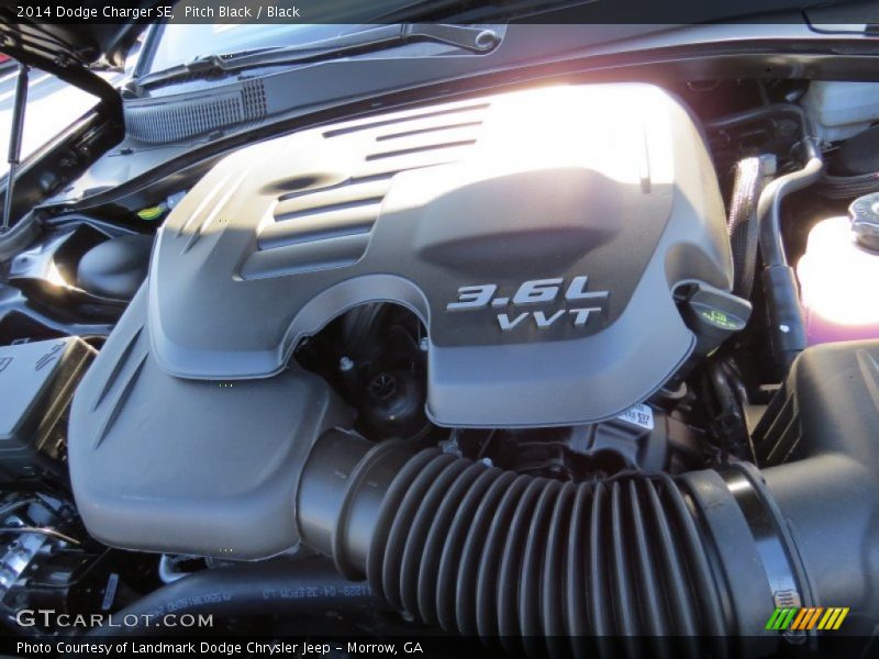 Pitch Black / Black 2014 Dodge Charger SE