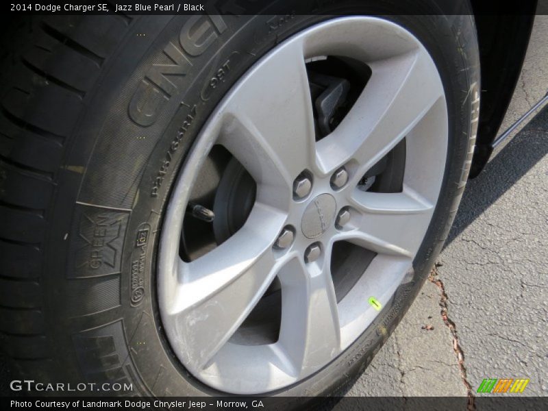 Jazz Blue Pearl / Black 2014 Dodge Charger SE