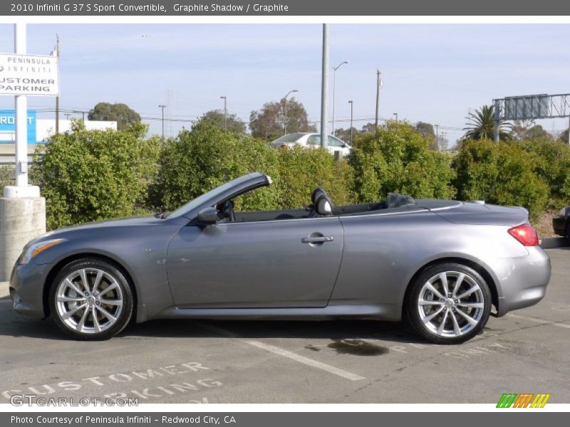 Graphite Shadow / Graphite 2010 Infiniti G 37 S Sport Convertible