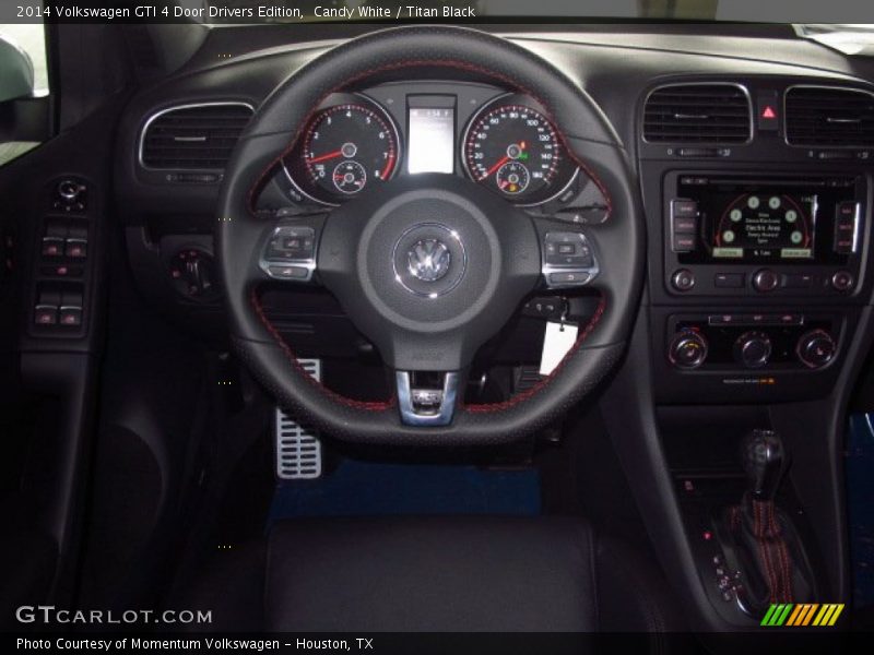 Candy White / Titan Black 2014 Volkswagen GTI 4 Door Drivers Edition