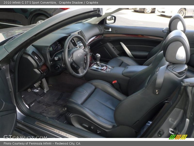 Graphite Shadow / Graphite 2010 Infiniti G 37 S Sport Convertible