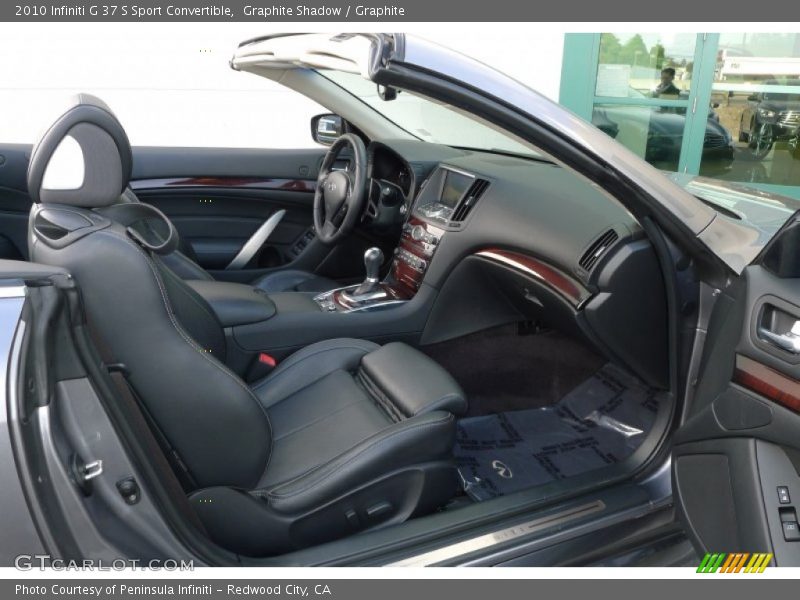Graphite Shadow / Graphite 2010 Infiniti G 37 S Sport Convertible