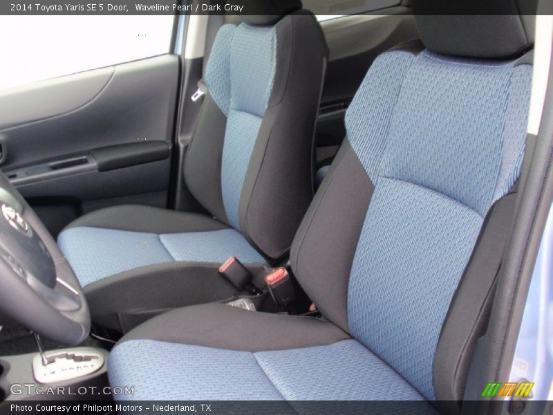 Waveline Pearl / Dark Gray 2014 Toyota Yaris SE 5 Door