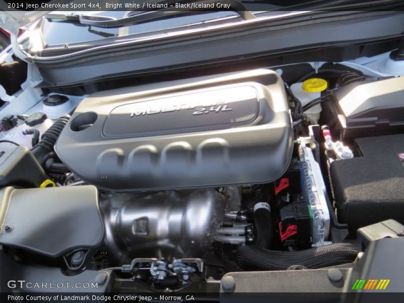 Bright White / Iceland - Black/Iceland Gray 2014 Jeep Cherokee Sport 4x4