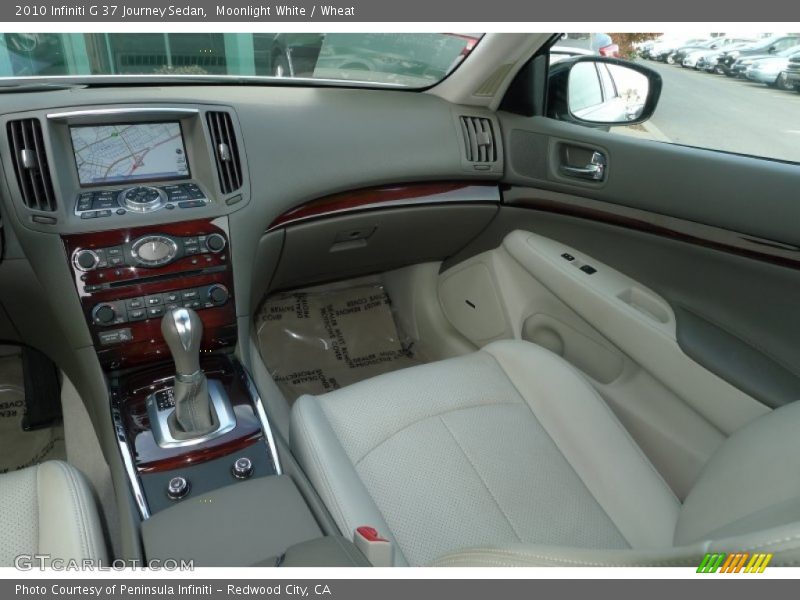 Moonlight White / Wheat 2010 Infiniti G 37 Journey Sedan
