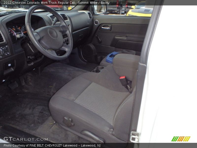 Summit White / Ebony 2012 Chevrolet Colorado Work Truck Regular Cab