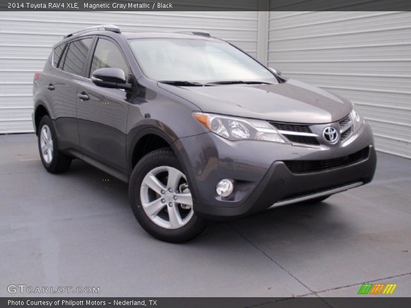 Magnetic Gray Metallic / Black 2014 Toyota RAV4 XLE