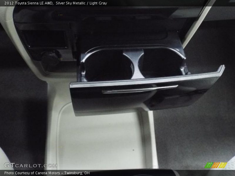Silver Sky Metallic / Light Gray 2012 Toyota Sienna LE AWD